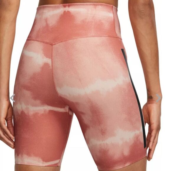Nike Women's One Luxe Dri-FIT 7" Mid-Rise Printed Training Shorts  Sz M NWT - Picture 9 of 11